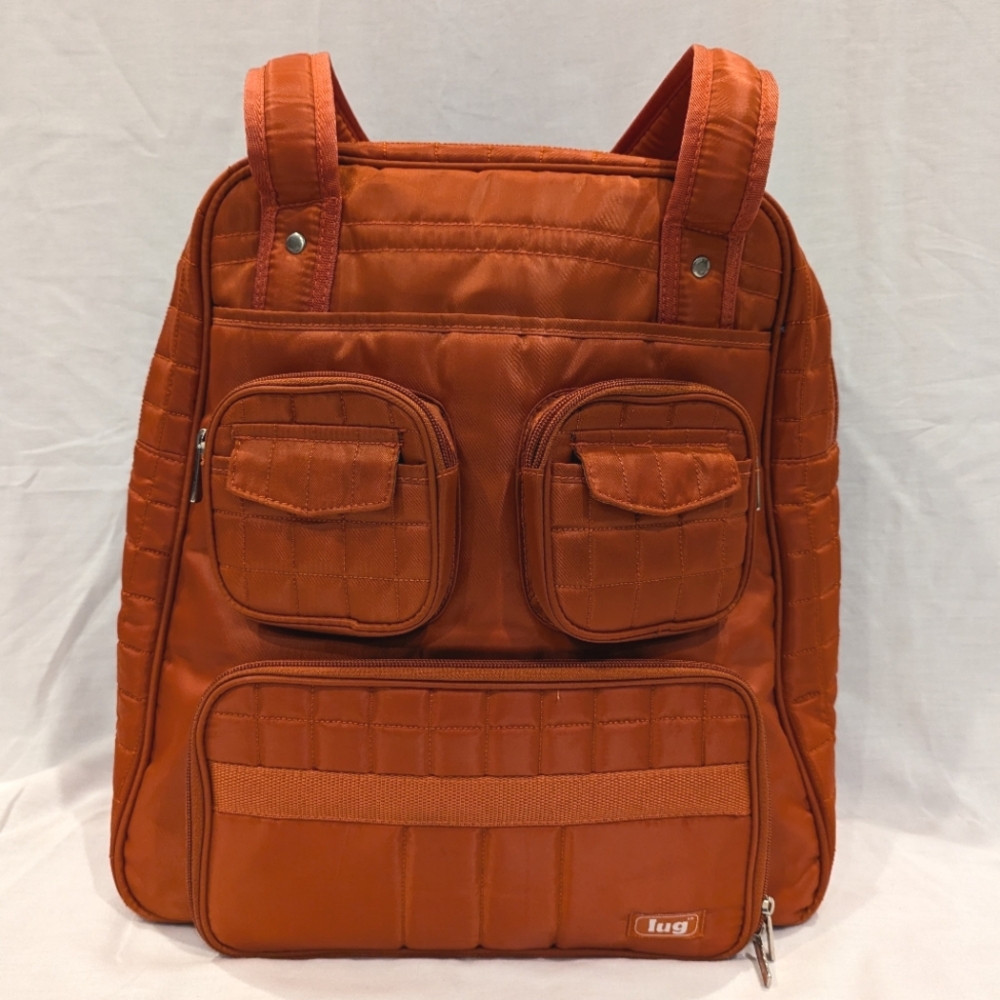 Lug Puddle Jumper Travel Commuter Overnight Weekend Gym Yoga Satchel Tote Bag
